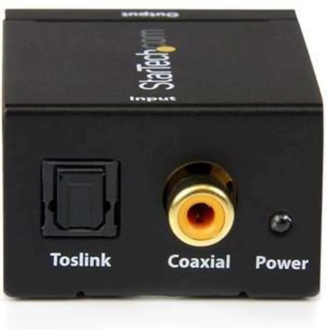 Startech SPDIF naar RCA Audioconverter - Zwart