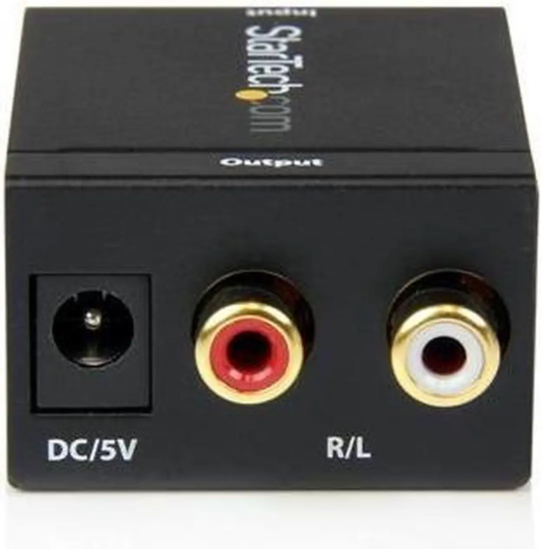 Startech SPDIF naar RCA Audioconverter - Zwart
