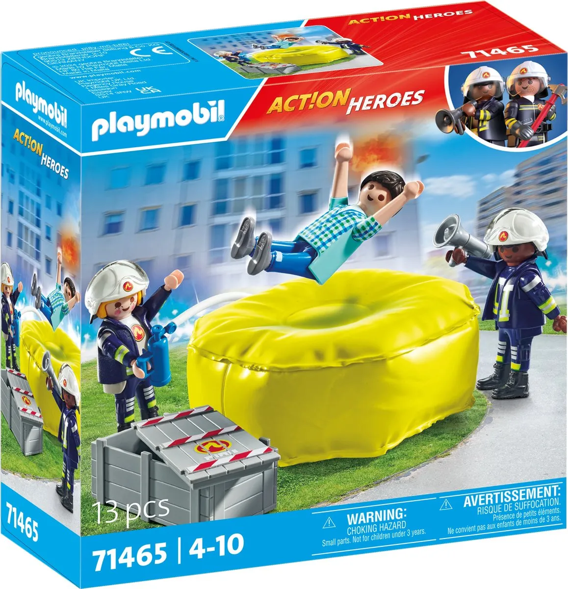 Playmobil Brandweerlieden Luchtkussers 71465