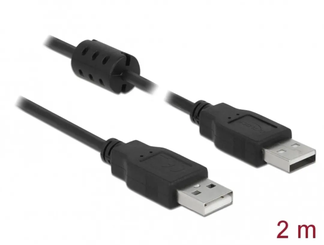 Delock USB 2.0 Kabel A naar A 2.0m