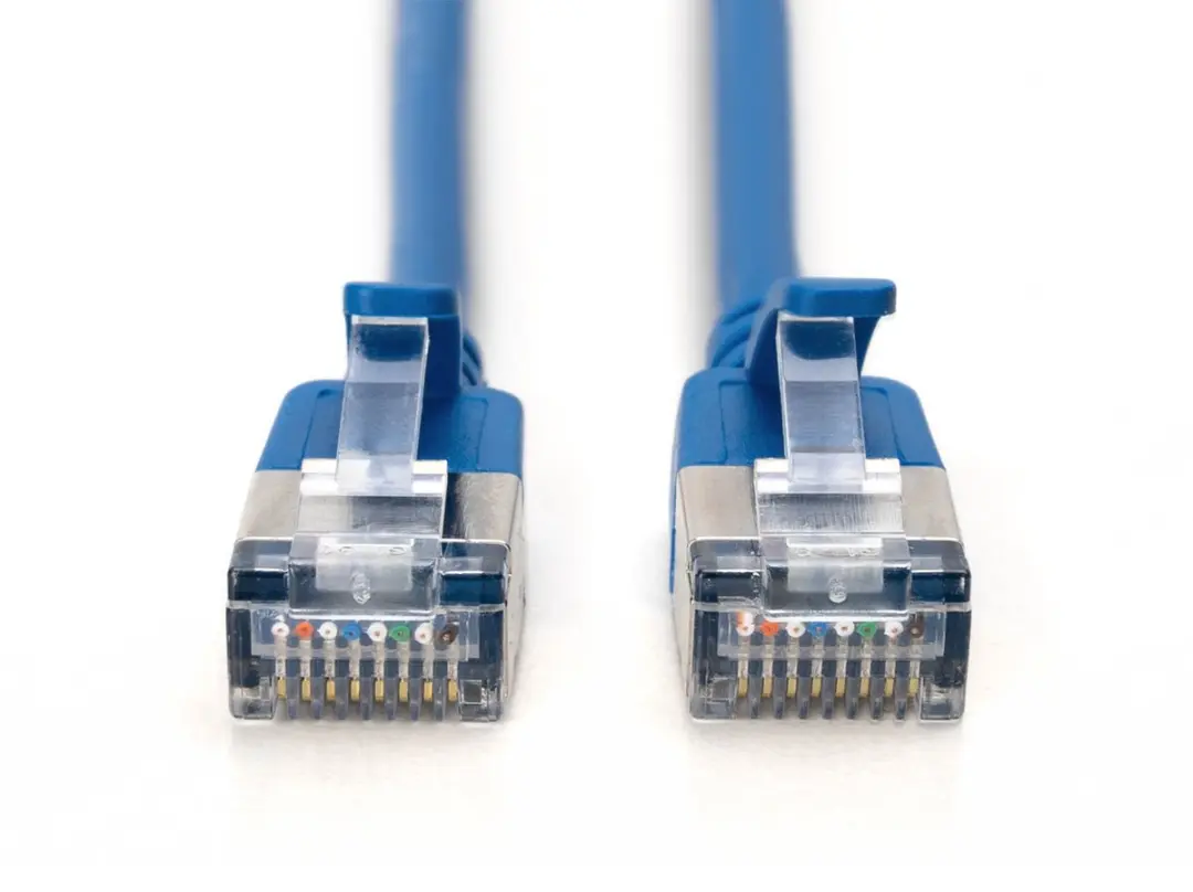 Digitus DK-1632-A-003S-B Netwerkkabel Cat6a Blauw 0,3m
