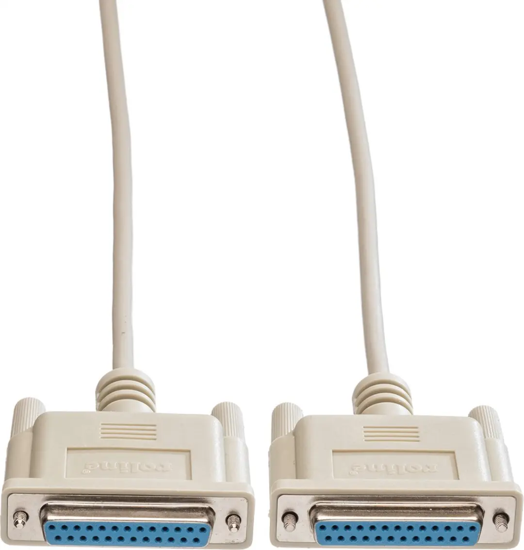 Roline RS232 Kabel D25 F/F 3m - Grijs