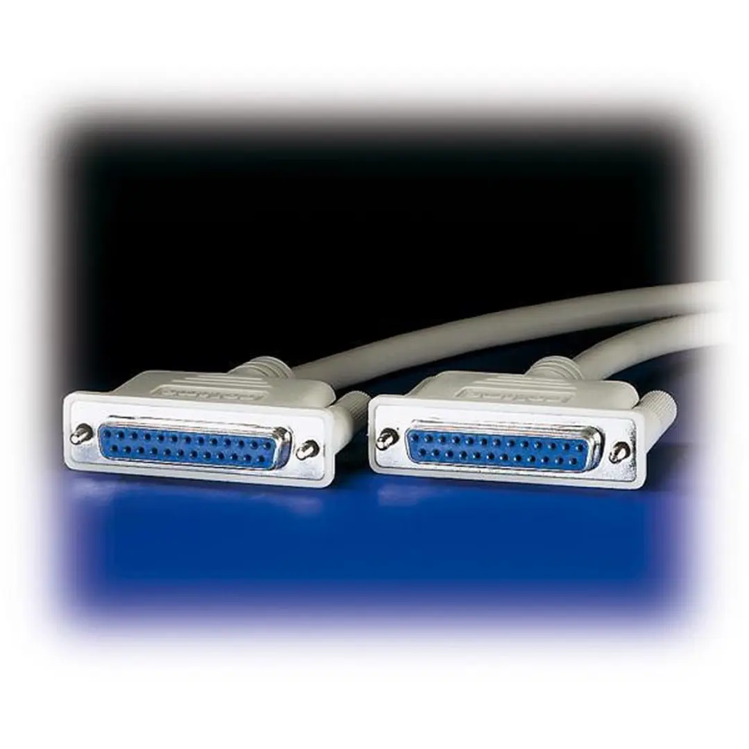 Roline RS232 Kabel D25 F/F 3m - Grijs