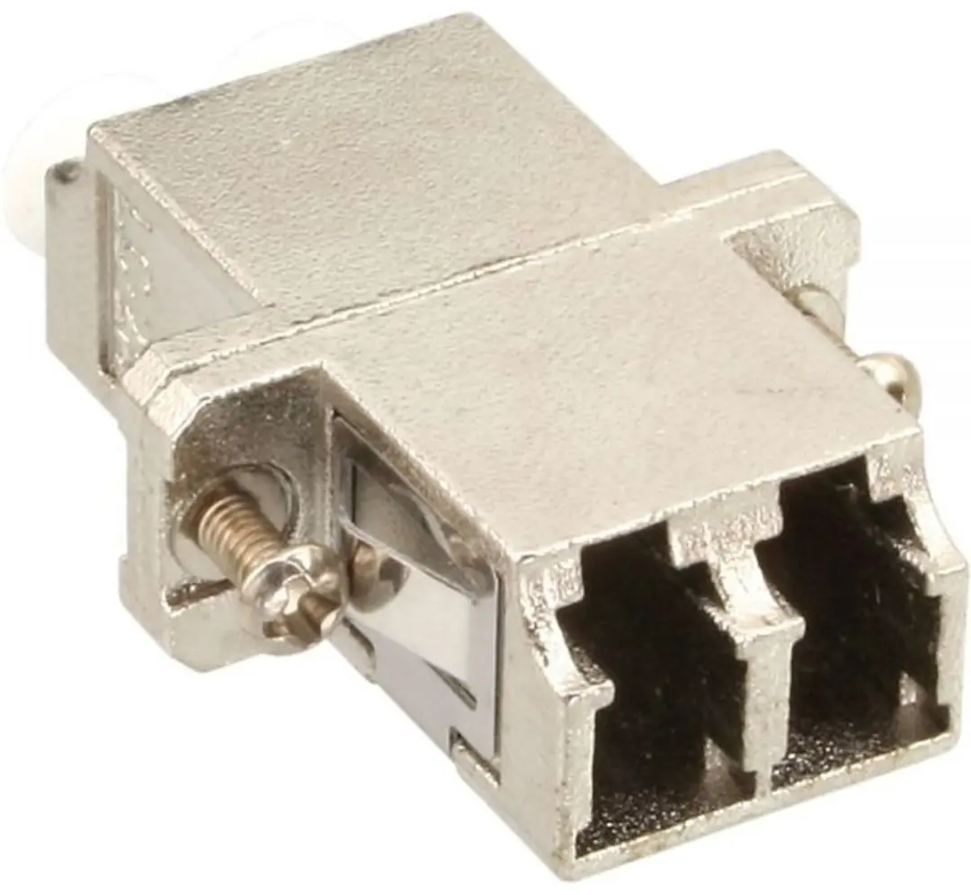 InLine LC Duplex MM Inbouwkoppelstuk - Grijs