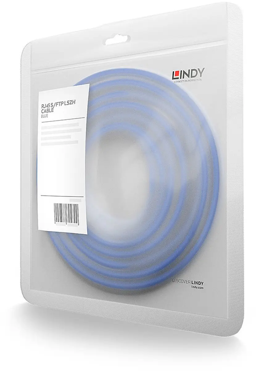 Lindy 47285 CAT 6a Patchkabel S/FTP 20m - Blauw