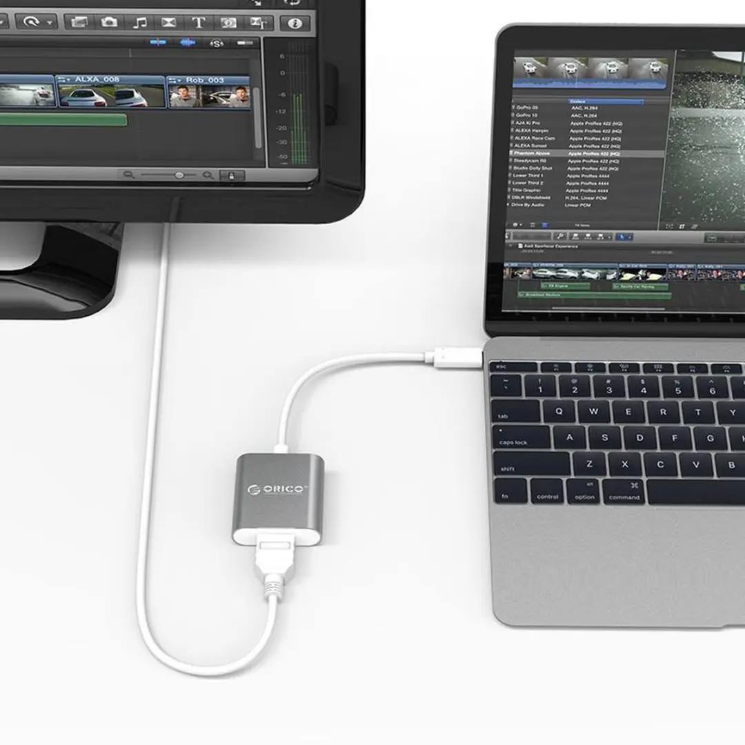 ORICO ORI-RCH-SG-PRO USB-C naar 4K HDMI Adapter - Grijs