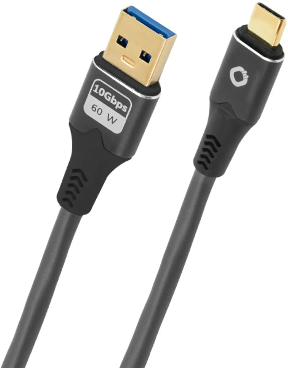 Oehlbach D1C9374 USB-C naar USB-A Kabel 3m