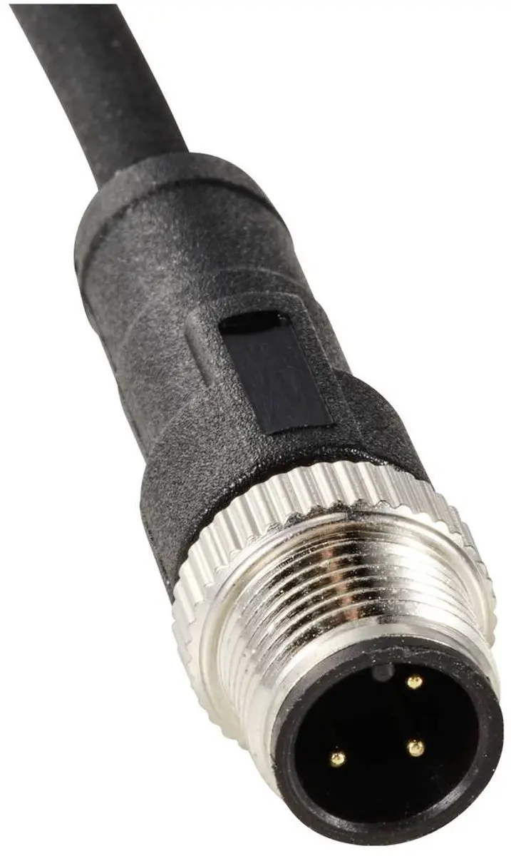 Tru Components TC-12833220 Sensor/Actuator Kabel M12 - 3 Polig - 5m - Zwart