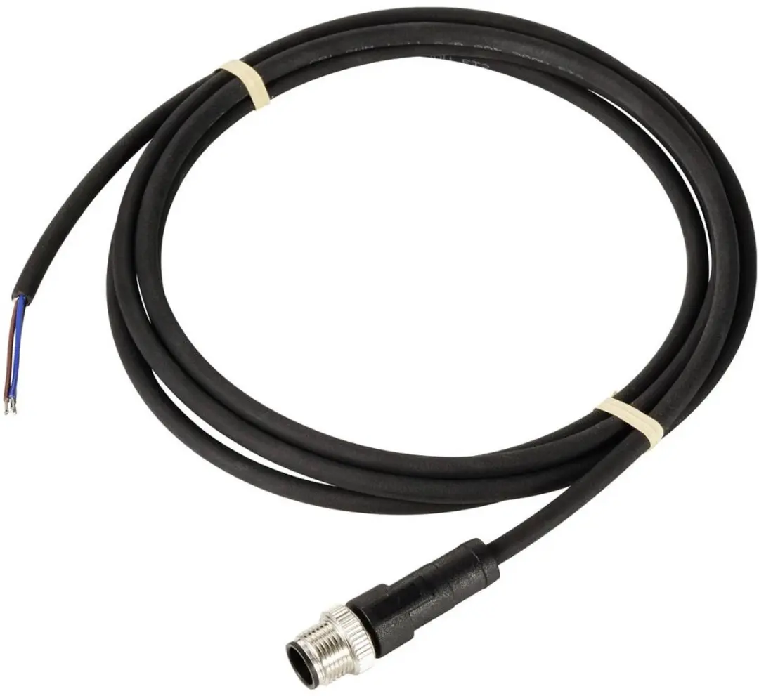 Tru Components TC-12833220 Sensor/Actuator Kabel M12 - 3 Polig - 5m - Zwart