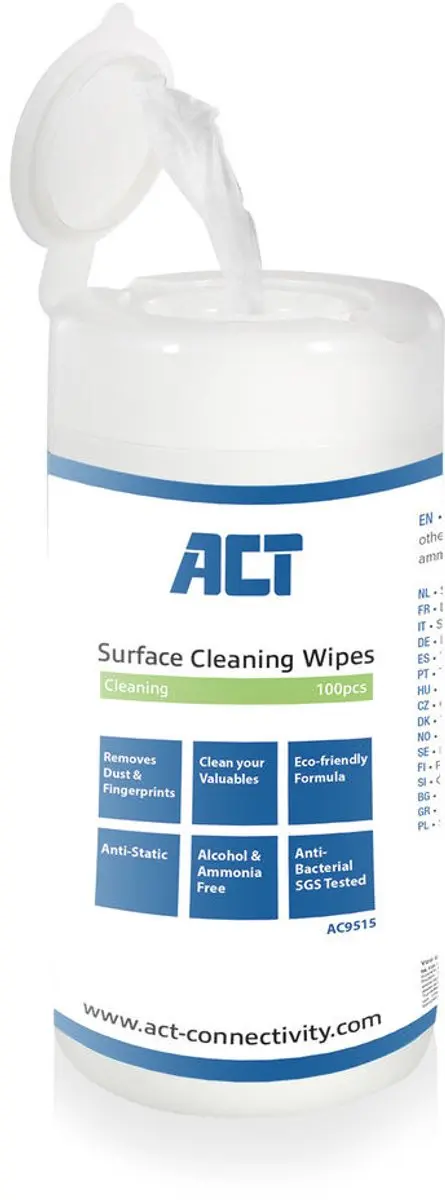 ACT AC9515 Schoonmaakdoekjes