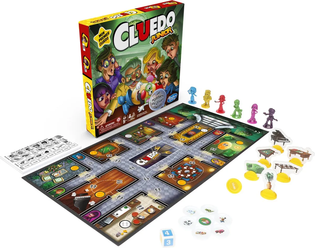 Hasbro Cluedo Junior Bordspel