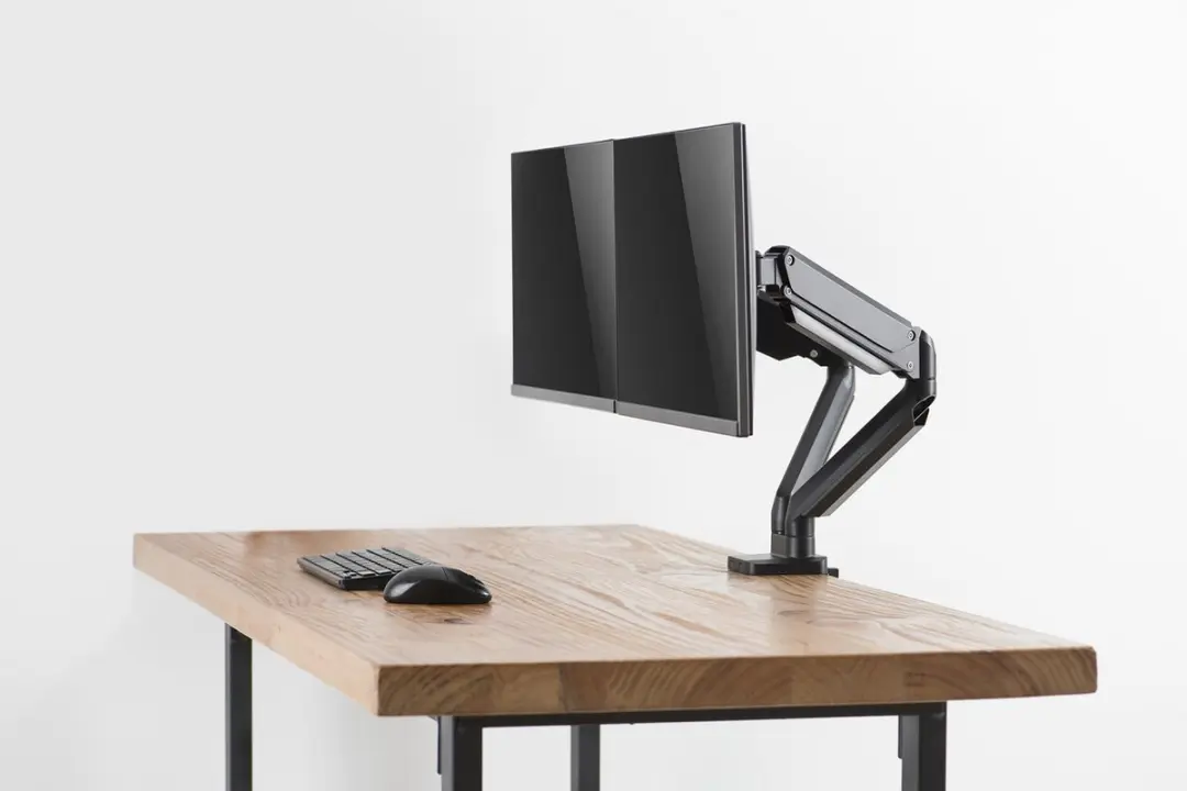 Deltaco ARM-0351 Monitorarm - 2x Schermen 17-27" - Max 16kg - Zwart