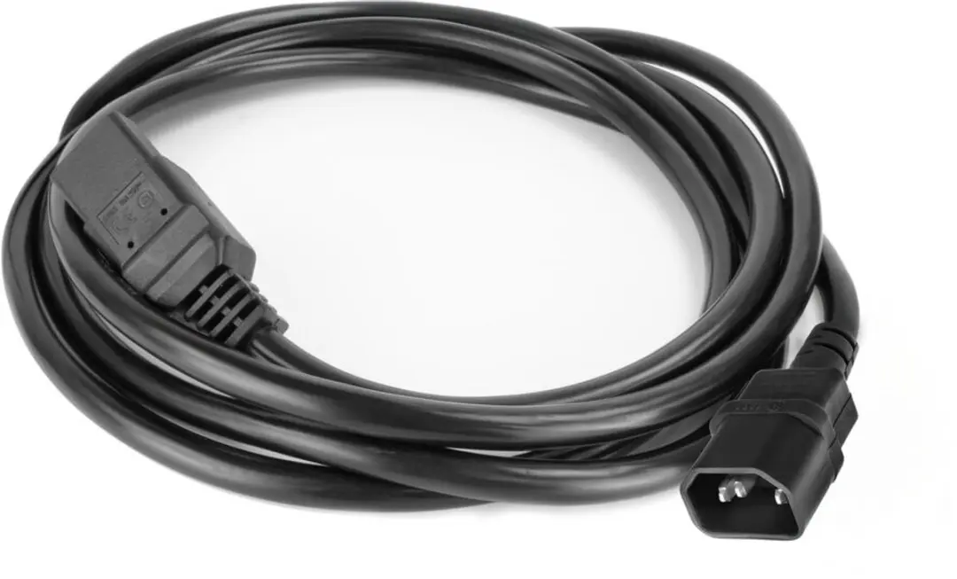 ACT AK5372 Netsnoer C14-C21 IEC60320 - 2m - Zwart
