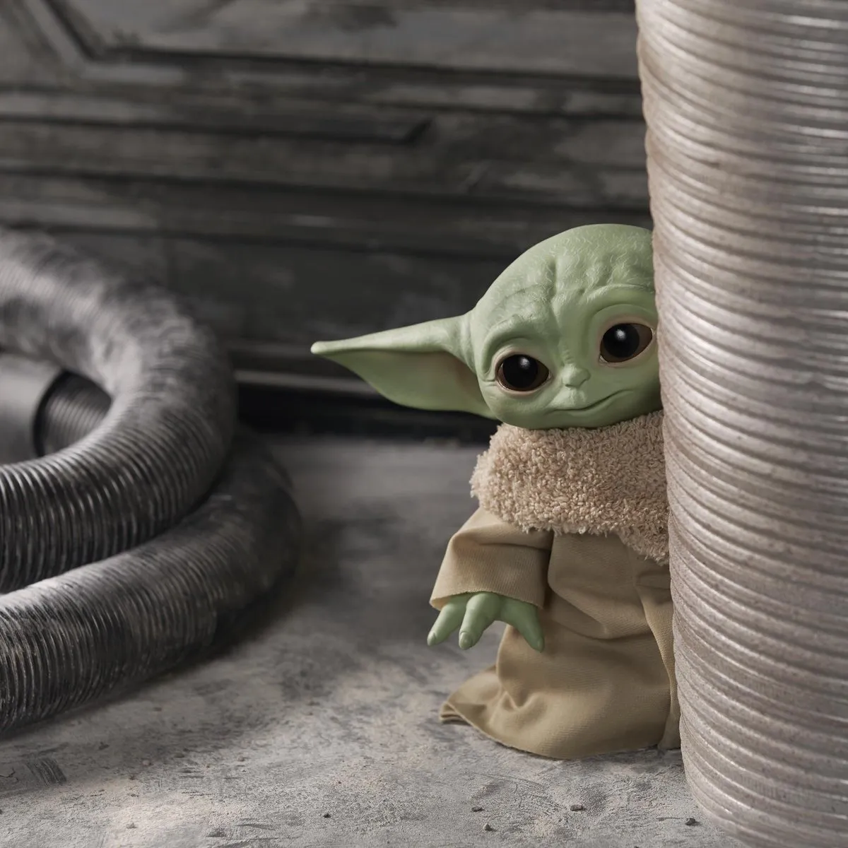 Star Wars The Mandalorian Pluche Speelfiguur - The Child Yoda - 3x AAA - afbeelding 3 van 6