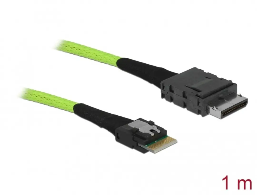 Delock Cable OCuLink PCIe SFF-8611 to Slim SAS SFF-8654 1 m