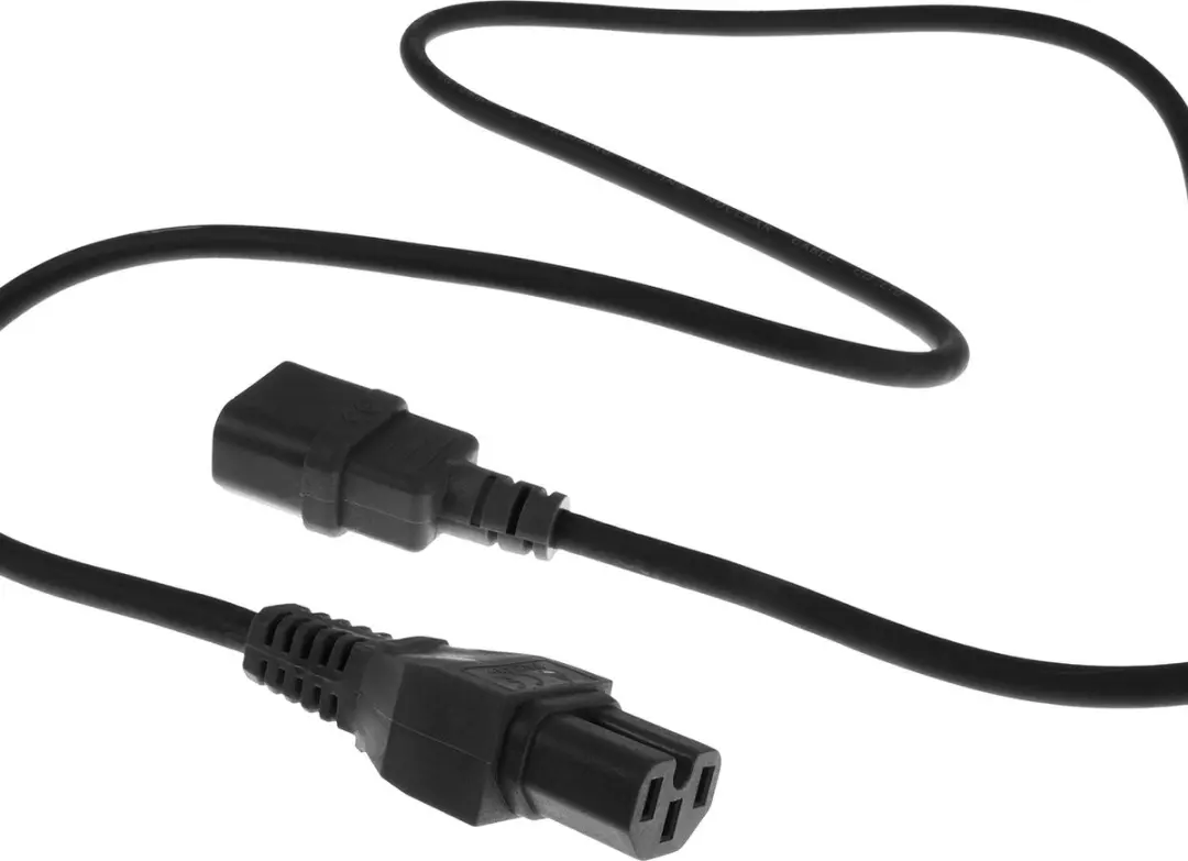 ACT AK5339 Netsnoer C14-C15 - 3m - Zwart