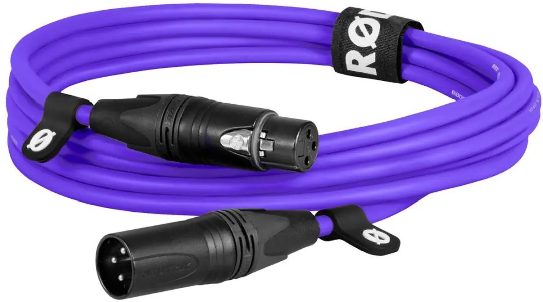 Rode XLR-3 Paars XLR-kabel