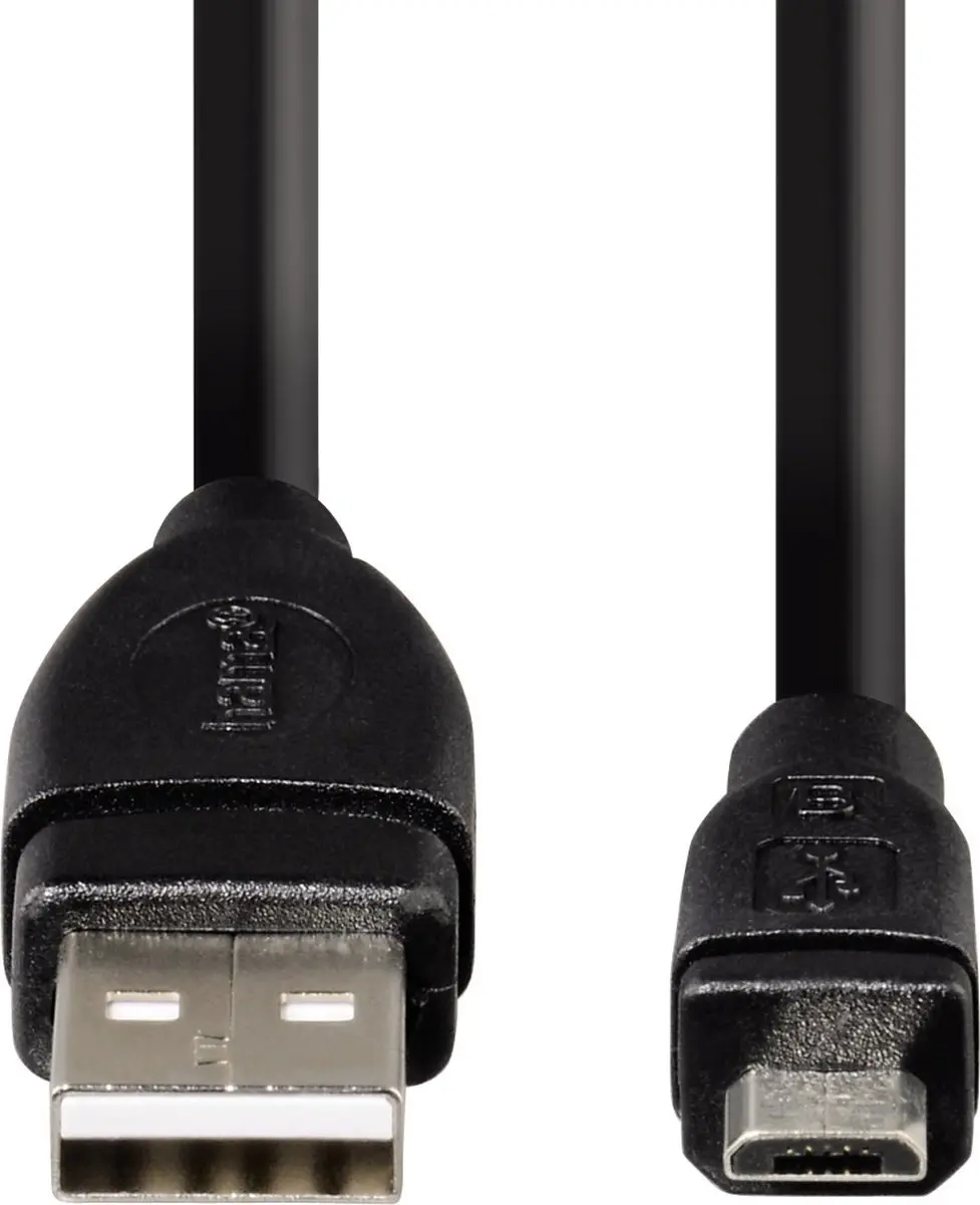 Hama USB A naar micro-B kabel 0,25m - Zwart