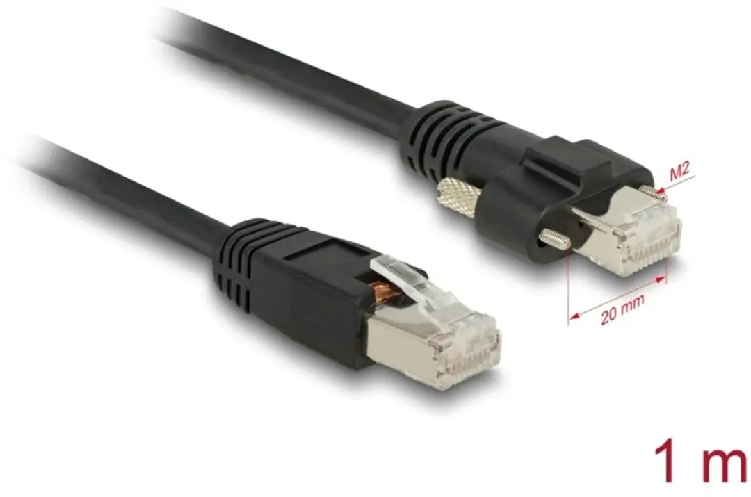 Delock GigE Camera Kabel Cat.6 S/FTP 1m