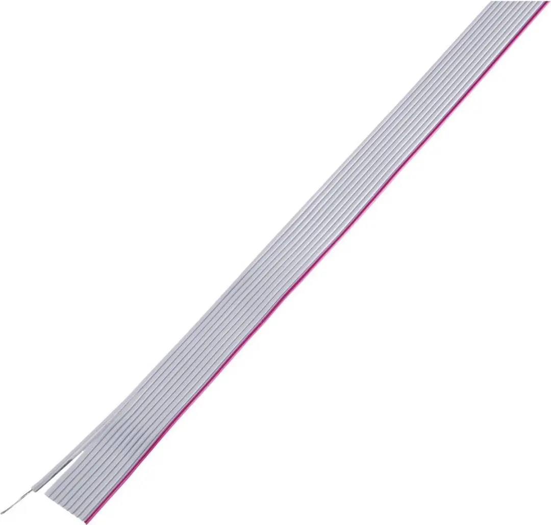 Tru Components TC-7638604 Datakabel 10-polig - 30m - Grijs