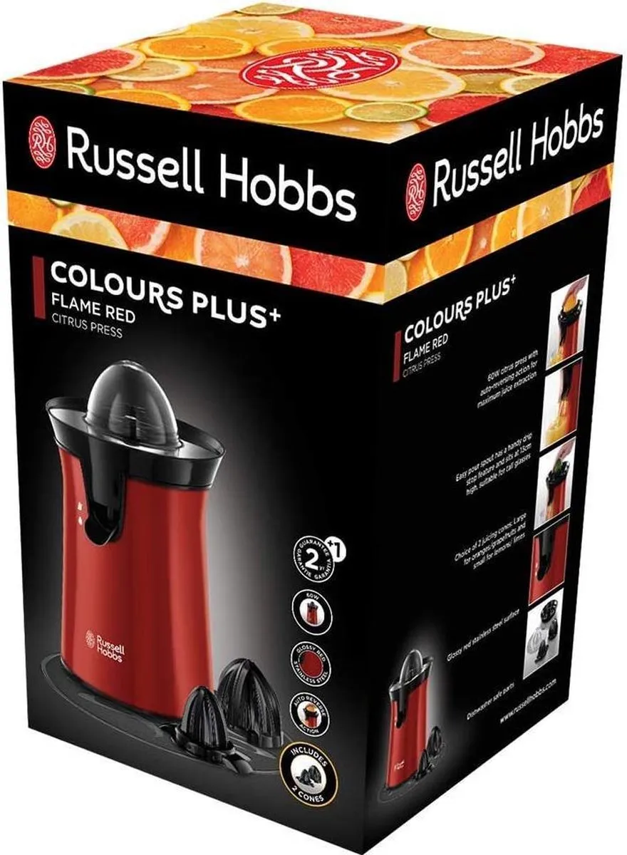 Russell Hobbs Oranjepers Rood - 60W - afbeelding 6 van 6