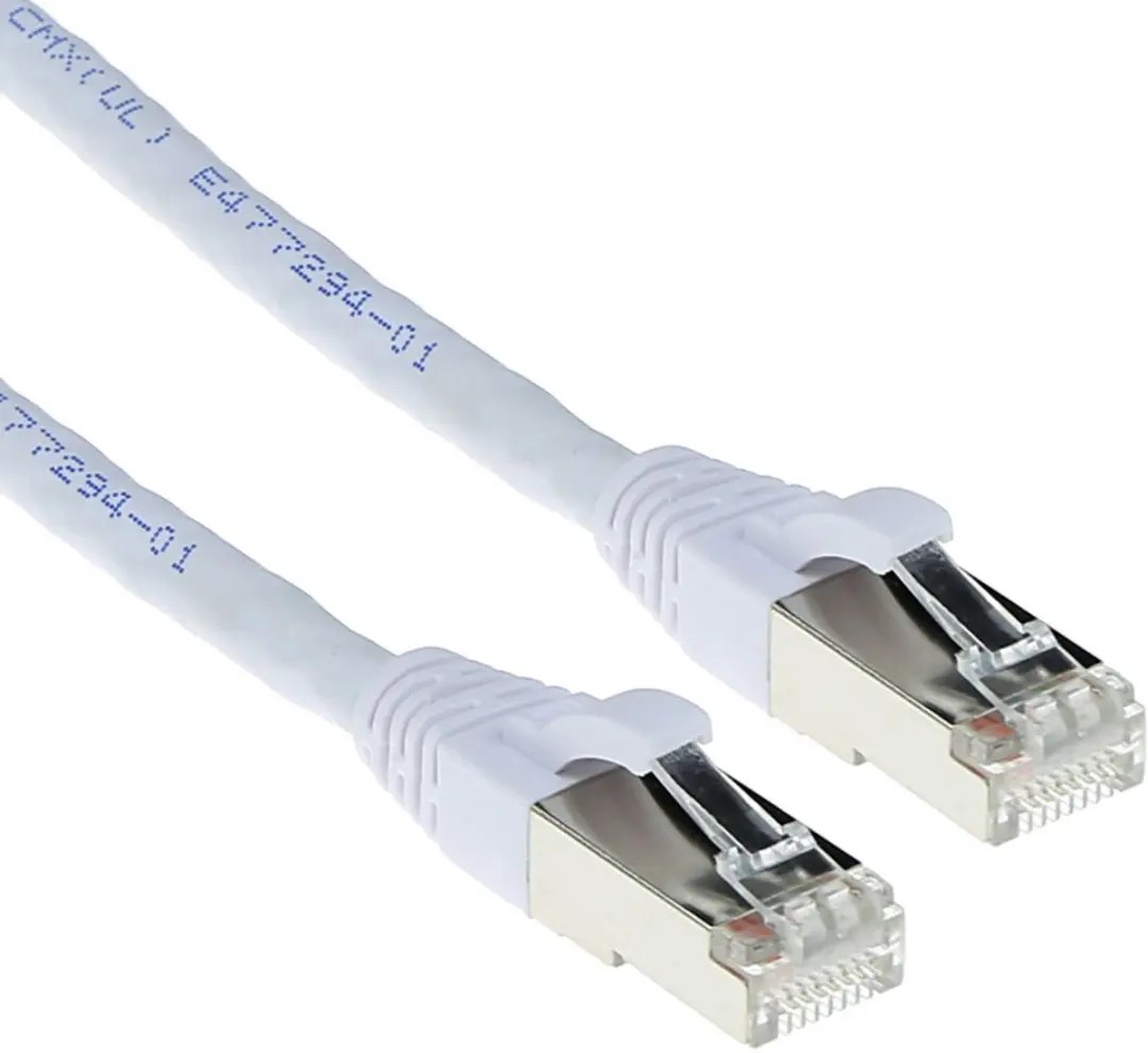 ACT Witte CAT6A Patchkabel 15m