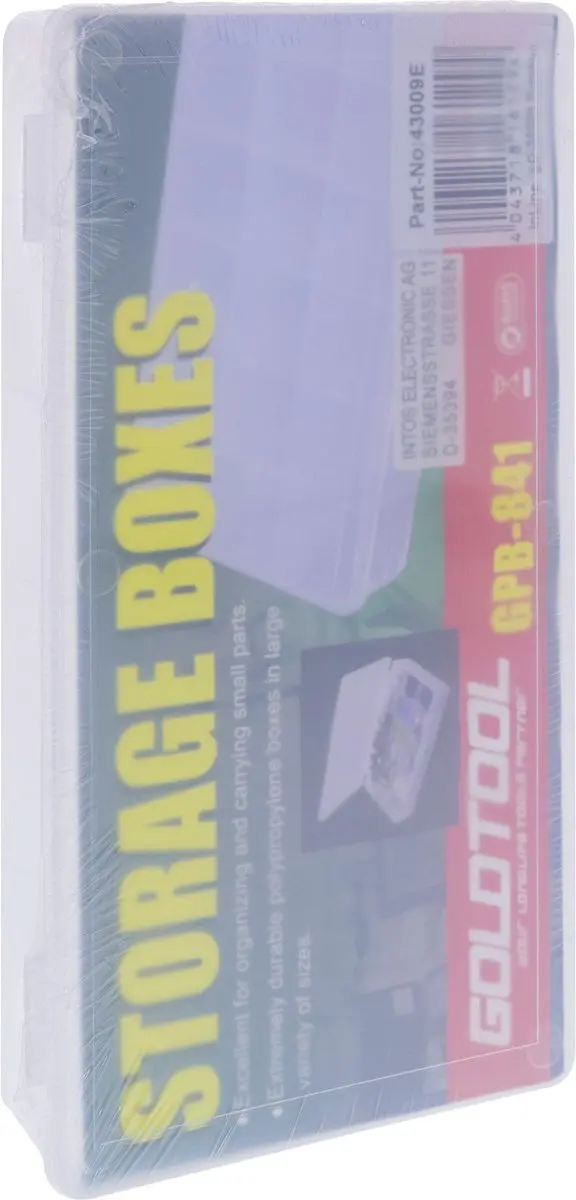InLine Opbergdoos Kleine Onderdelen 18 Vakjes 213x114x35mm Wit