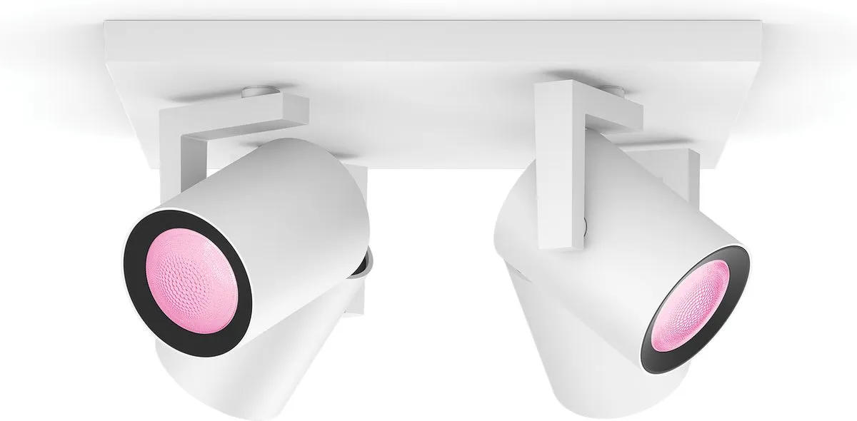 Philips Hue Argenta Opbouwspot 4-spots - RGBW Wit