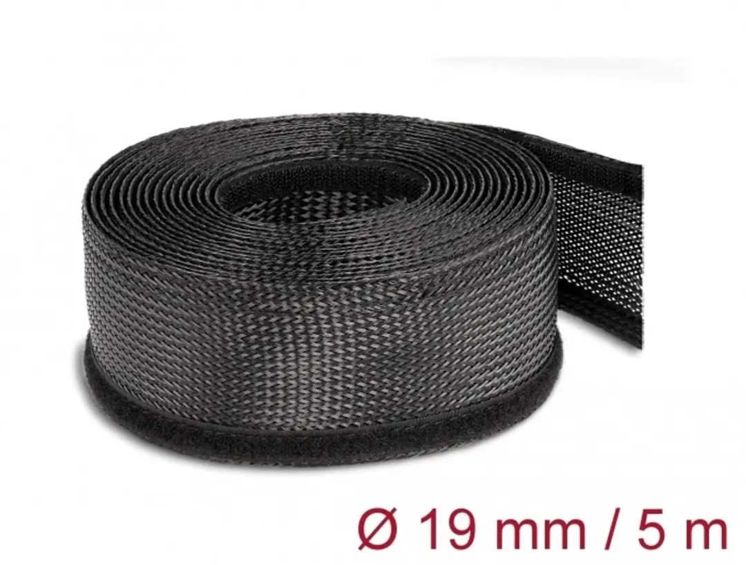 Delock Gevlochten Sleeving 5m x 19mm