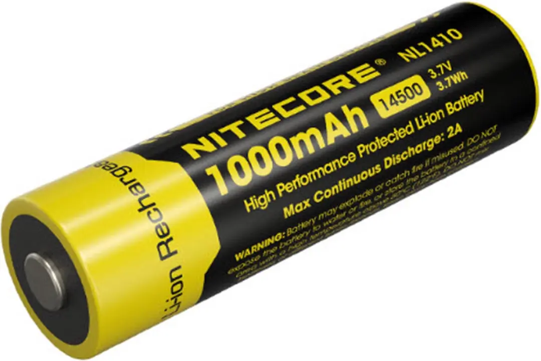 14500 Li-ion battery 1000 mah