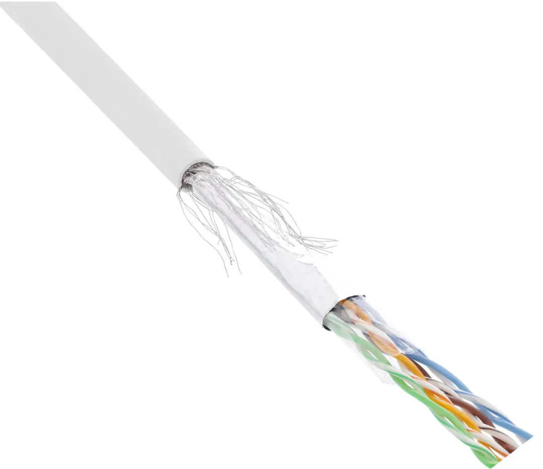 InLine Patchkabel Cat.5e SF/UTP AWG26 100m - Wit
