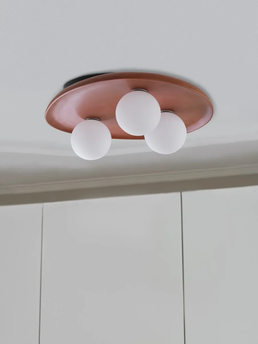 LEDVANCE Decor Clay Nest Plafondlamp 3xG9 - Bruin