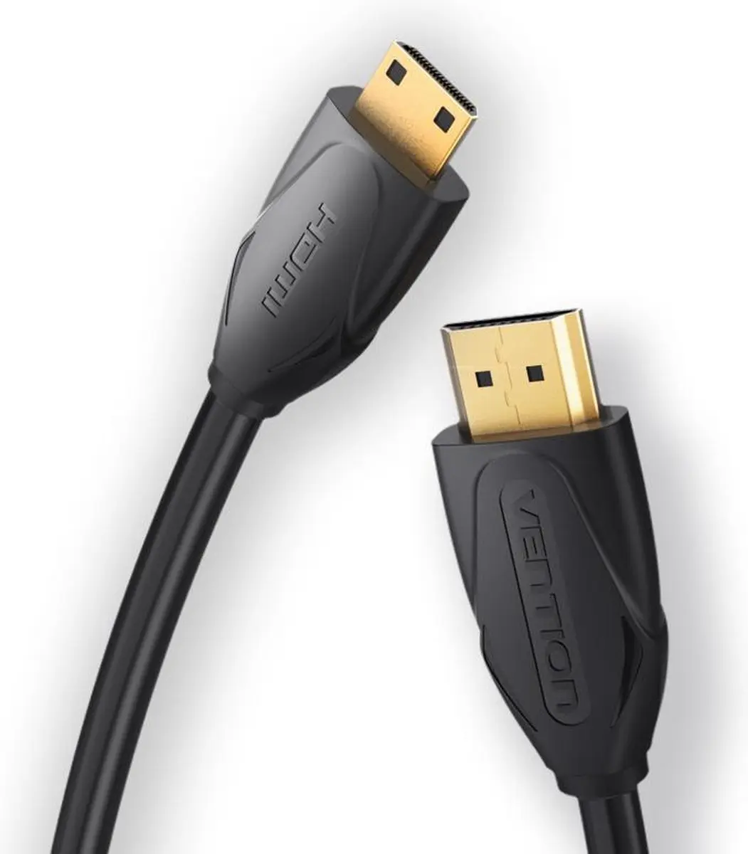 Vention VAA-D02-B200 HDMI Kabel Type C naar Type A - 2m - Zwart