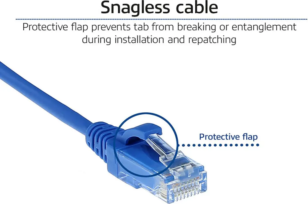 ACT Blauwe LSZH U/UTP CAT6 Patchkabel 1m - DC9601