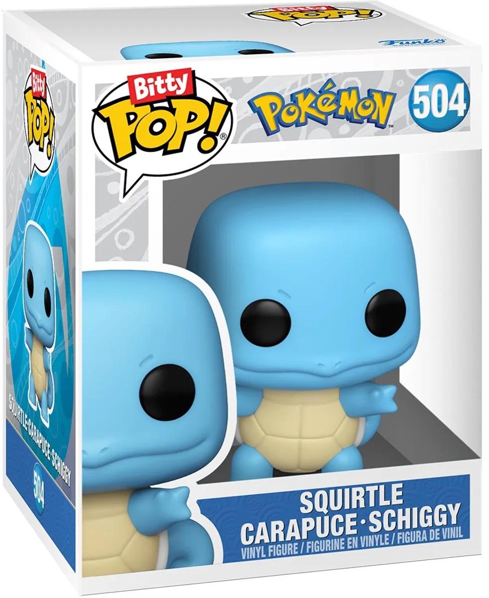 Funko Bitty Pop Pokémon 4 Pack Squirtle - 2.5cm - Veelkleurig