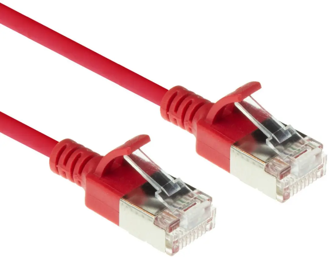 ACT DC7500 Rode LSZH U/FTP CAT6A Patchkabel 0,5m