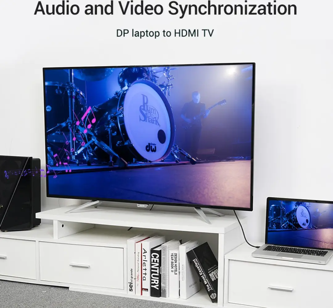 Vention HADBH DisplayPort naar HDMI Kabel 2m - Zwart