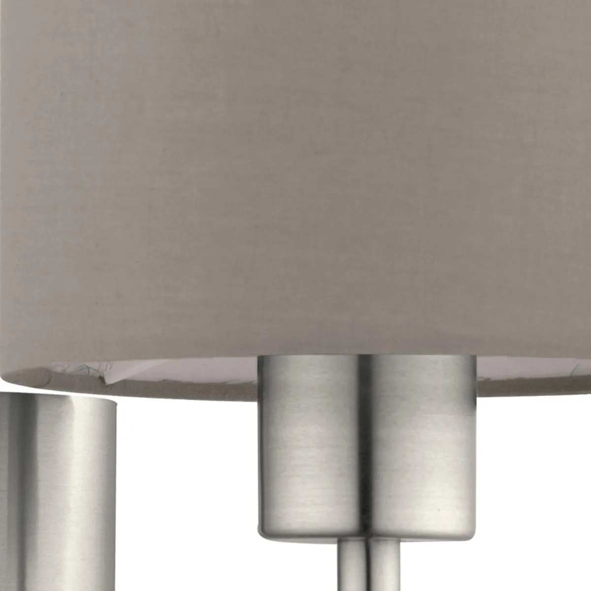 Eglo Pasteri Wandlamp 1 Licht - Nikkel-Mat Taupe