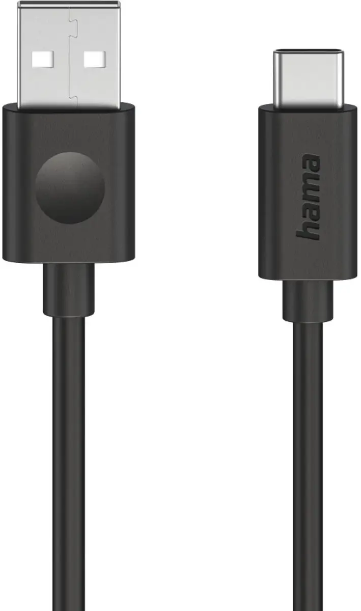 Hama 00086447 USB-kabel USB 2.0 1,2 m USB A USB C 0,48 Gbit/s 60 W Zwart