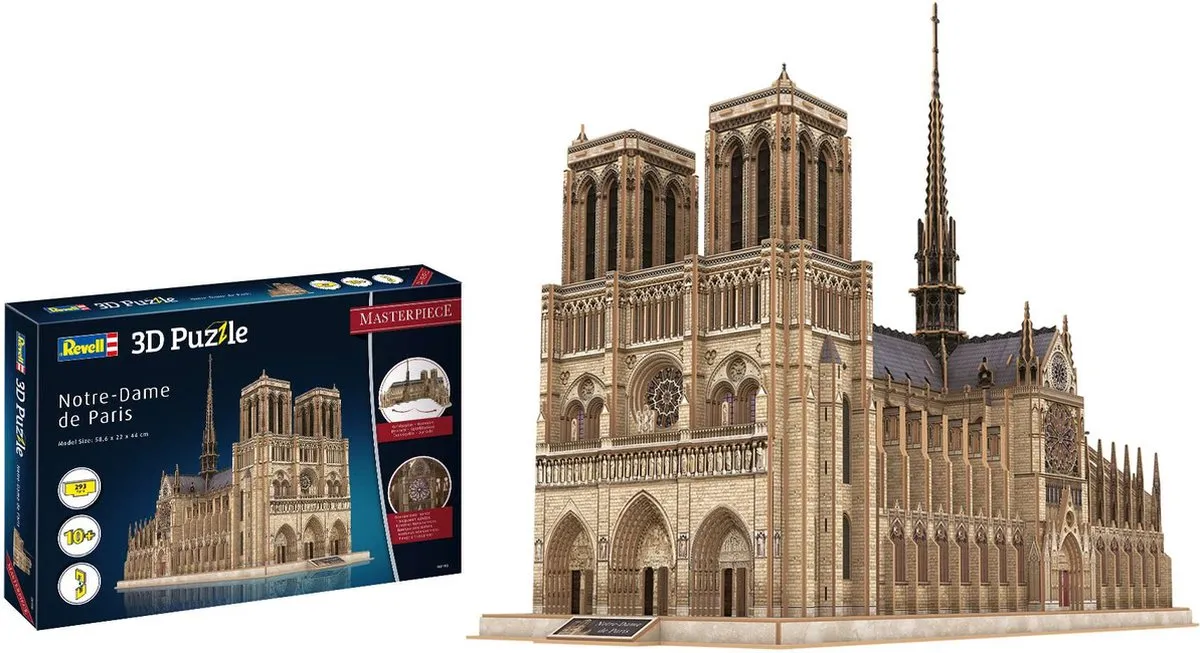 Revell Notre Dame 3D Puzzel 293 Stuks - Multi