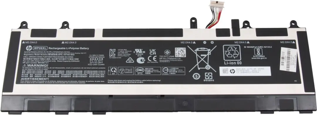 HP WP06XL Batterij