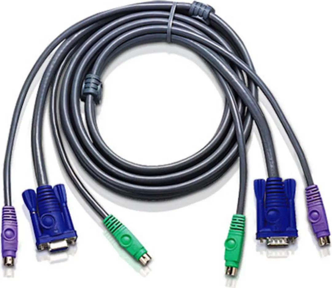 Aten 2L-5005P/C KVM-kabel 5m - Grijs