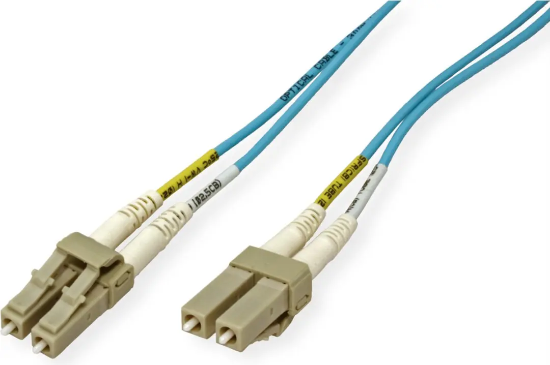 Roline Glasvezelkabel OM3 50/125µm LC/LC - 15m Turkoois