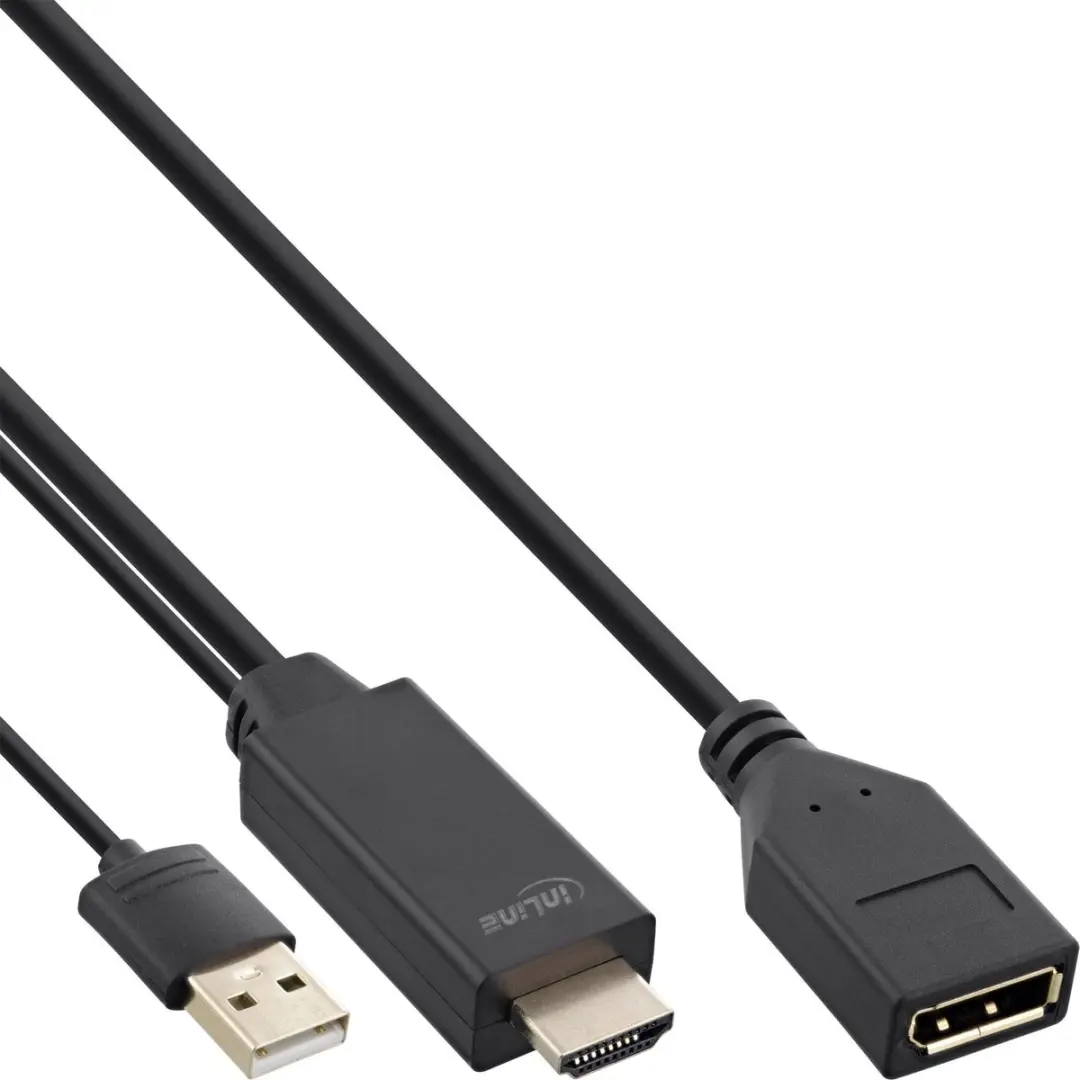 InLine HDMI naar DisplayPort Adapter 4K 30Hz