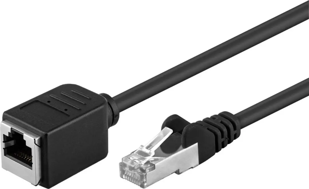 Goobay FTP Netwerk Verlengkabel CAT5e 3m - Zwart