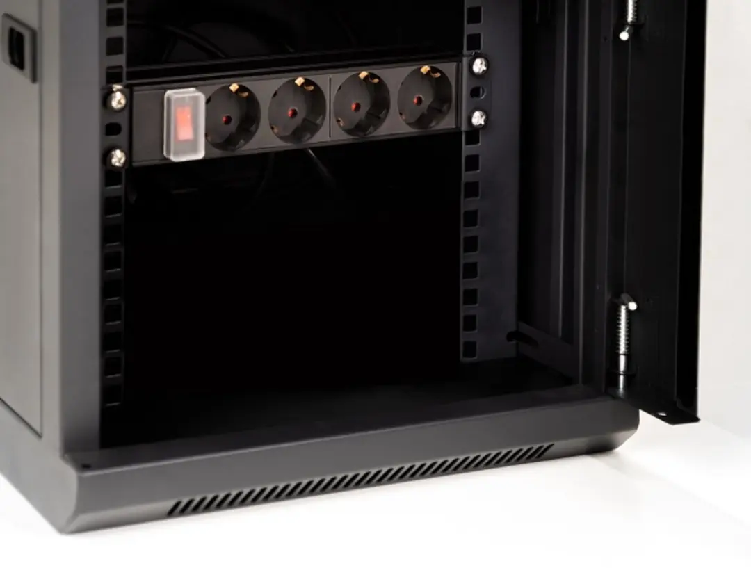 Delock 10" Network Cabinet 6U - Glasdeur - Zwart