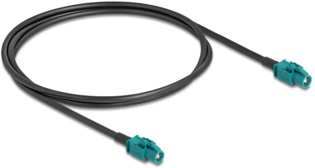 Delock HSD Z Kabel - 1m - Zwart/Blauw