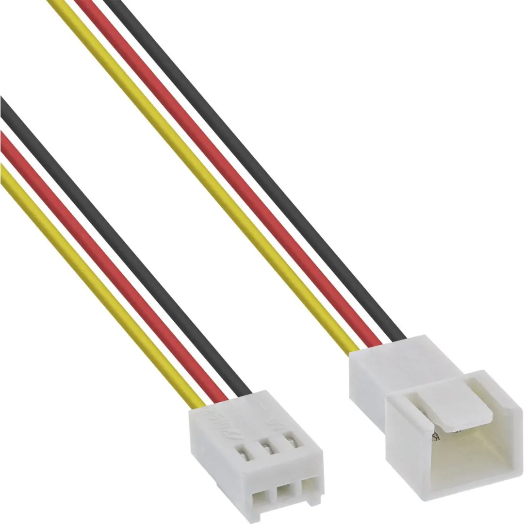 InLine Ventilatorkabel Verlengsnoer 3-pins Molex 1m