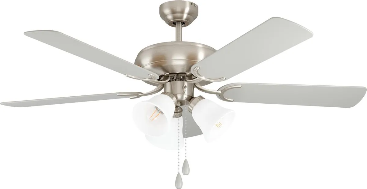 Eglo Las Palmas Plafondlamp Ventilator 132cm - Grijs