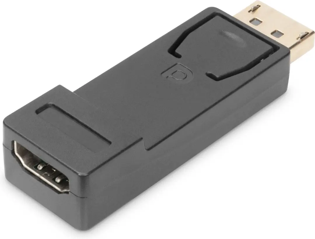 Digitus DB-340602-000-S DisplayPort naar HDMI Adapter - Zwart
